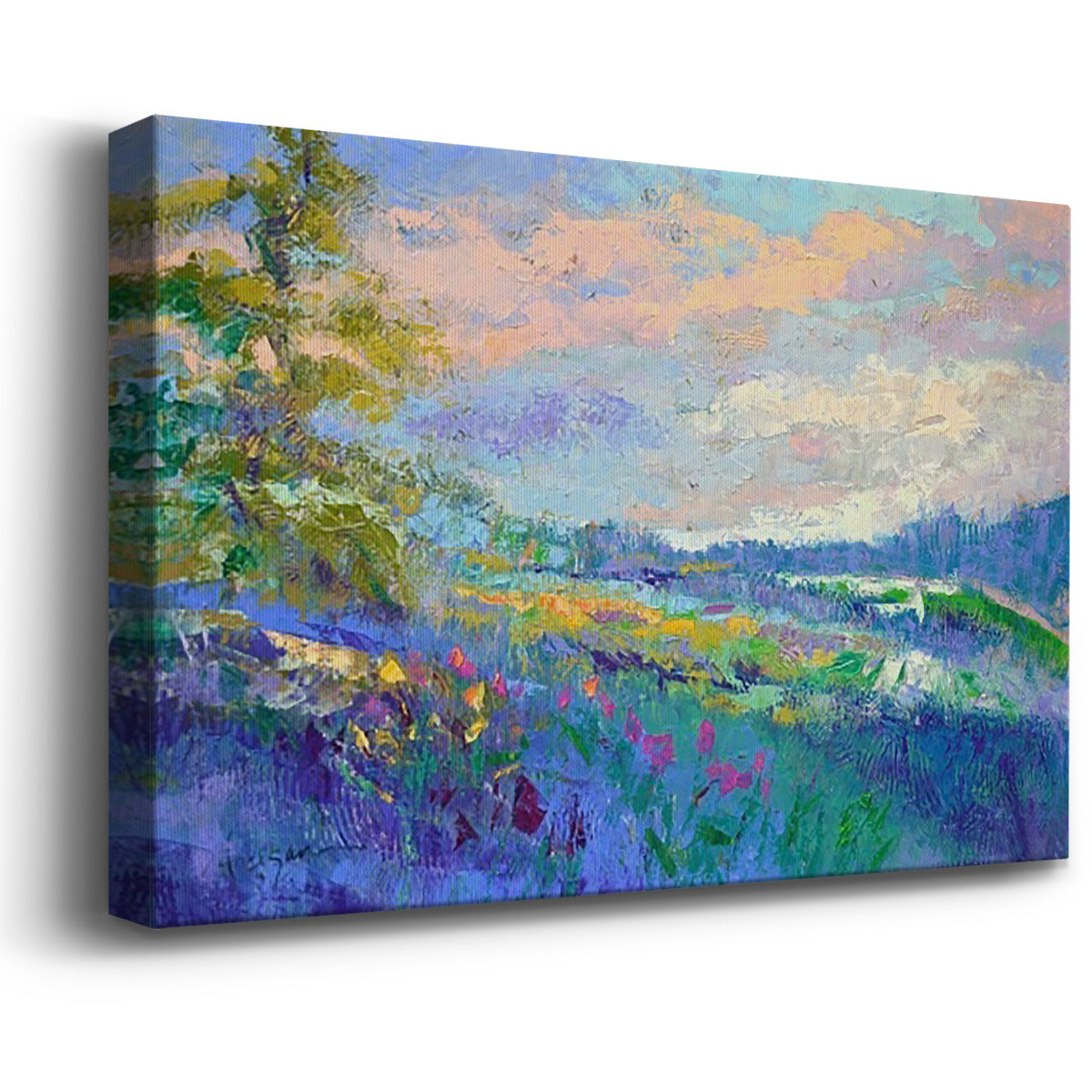 On a Happy Day Premium Gallery Wrapped Canvas - Ready to Hang