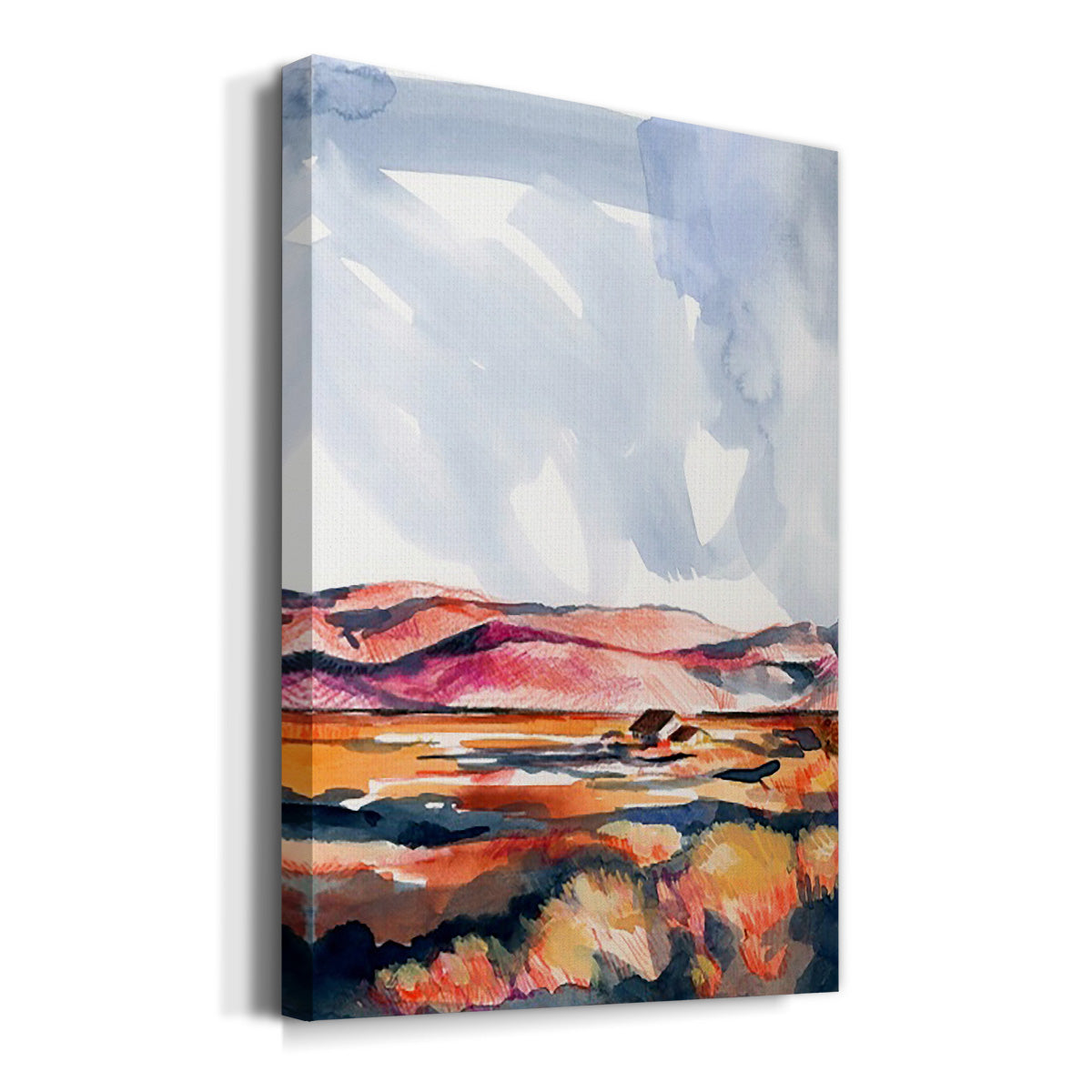 Chromatic Landscapes I Premium Gallery Wrapped Canvas - Ready to Hang