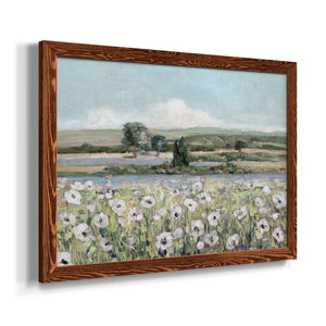 Vintage Poppy Valley-Premium Framed Canvas - Ready to Hang
