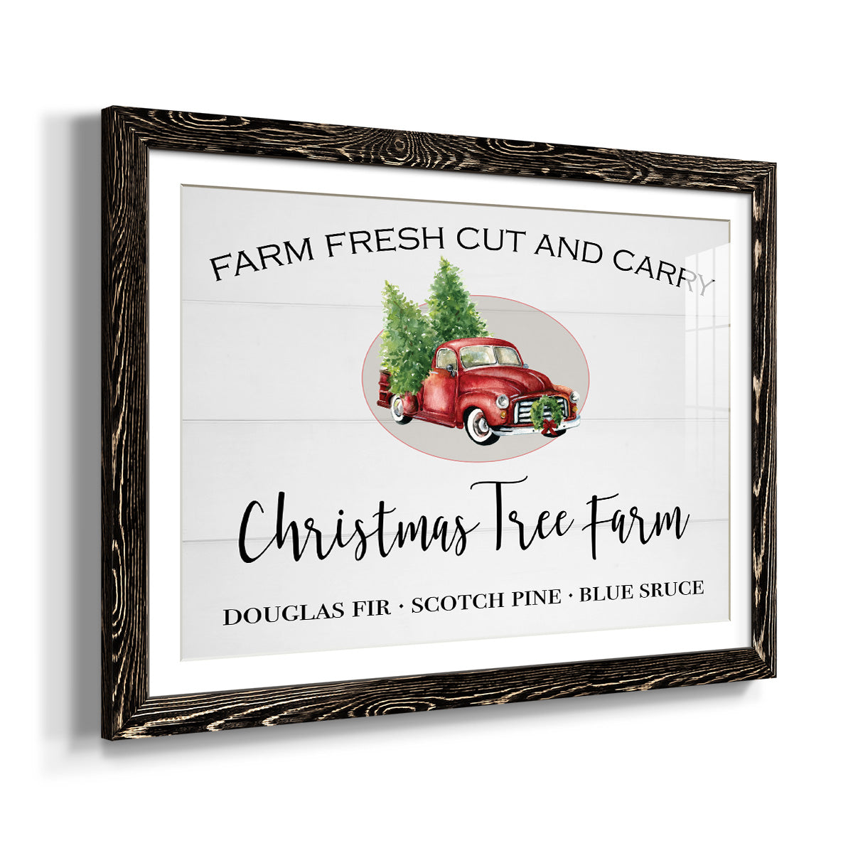 Christmas Tree Farm-Premium Framed Print - Ready to Hang