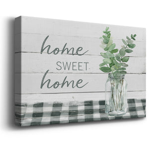 Eucalyptus Home Sweet Home Premium Gallery Wrapped Canvas - Ready to Hang