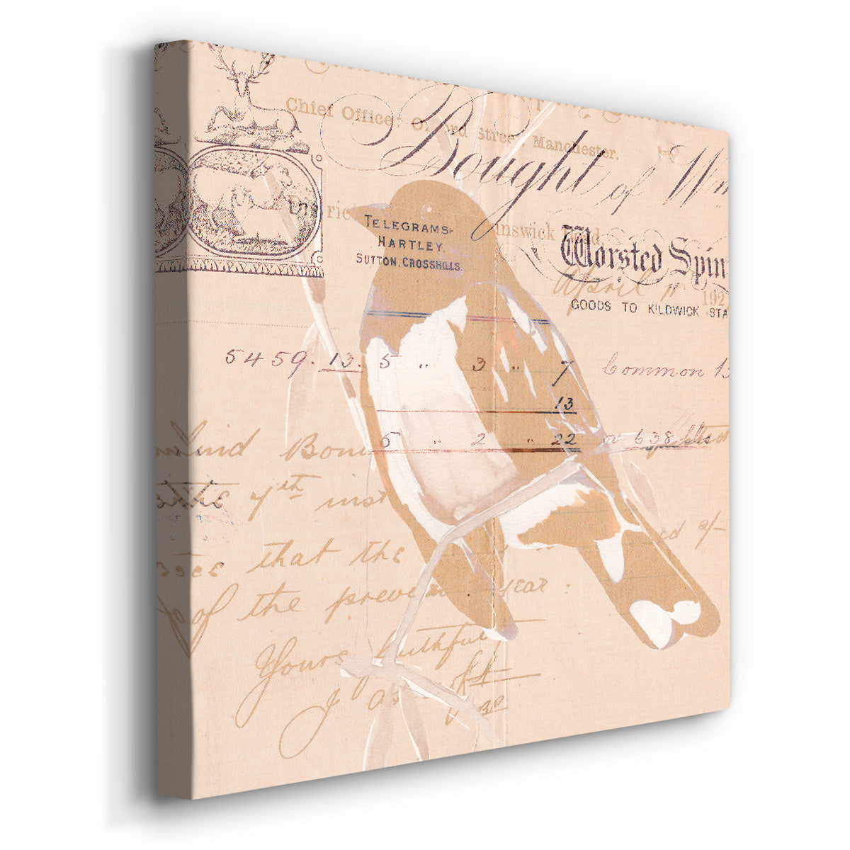 Antique Pages I-Premium Gallery Wrapped Canvas - Ready to Hang