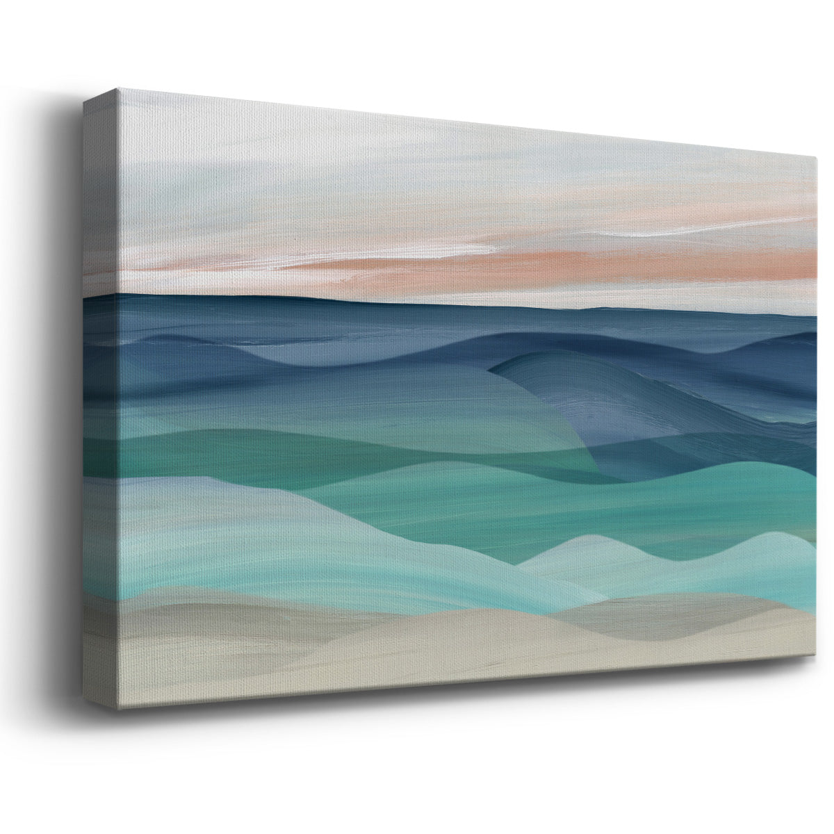 Shifting Seas Premium Gallery Wrapped Canvas - Ready to Hang