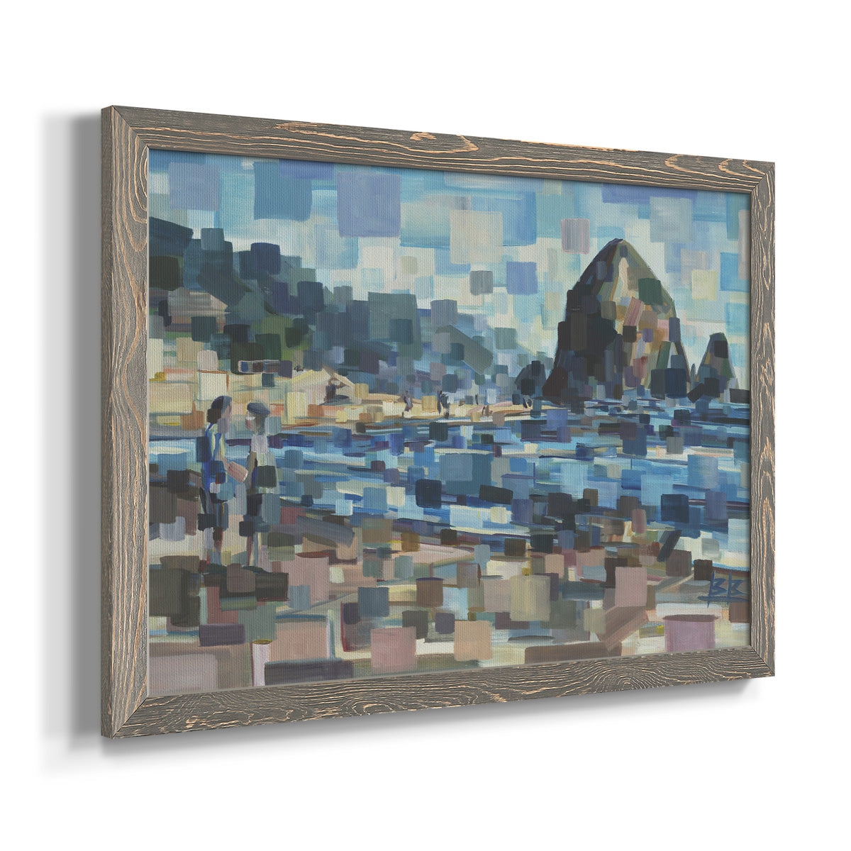 Evening in Cannon Beach-Premium Framed Canvas - Ready to Hang