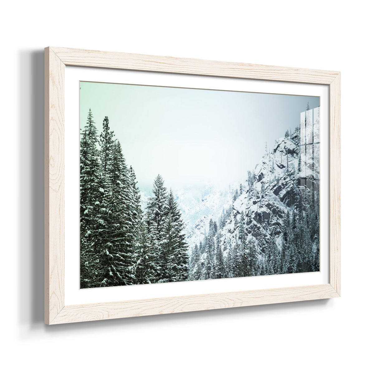 Snowfall in Cascadia II V1-Premium Framed Print - Ready to Hang
