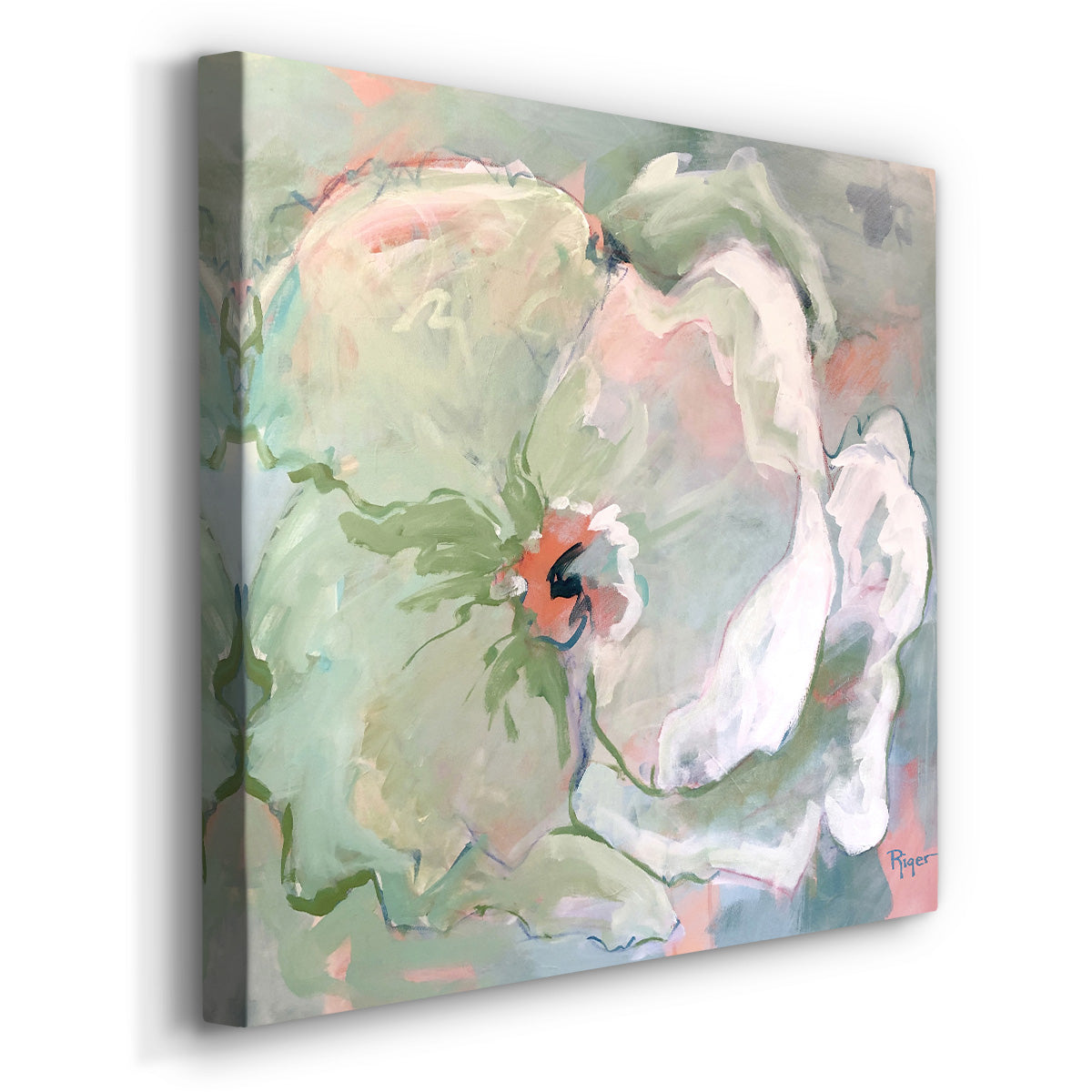 Contemporary Floral II-Premium Gallery Wrapped Canvas - Ready to Hang