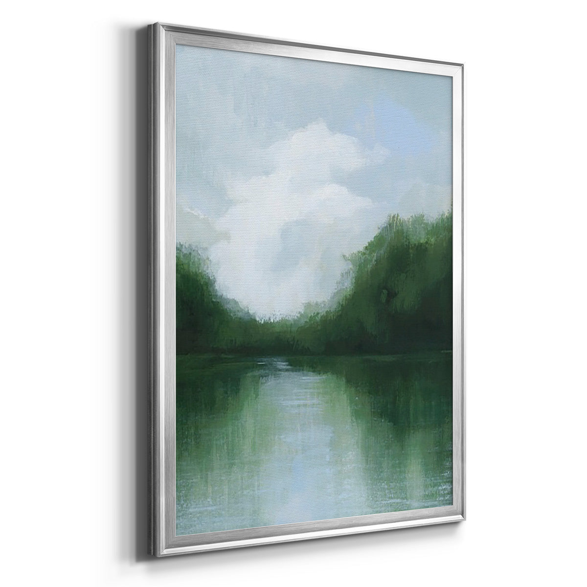 Mossy Reflections II Premium Framed Print - Ready to Hang