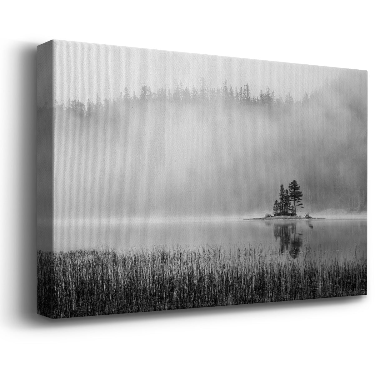 Island Fog Premium Gallery Wrapped Canvas - Ready to Hang
