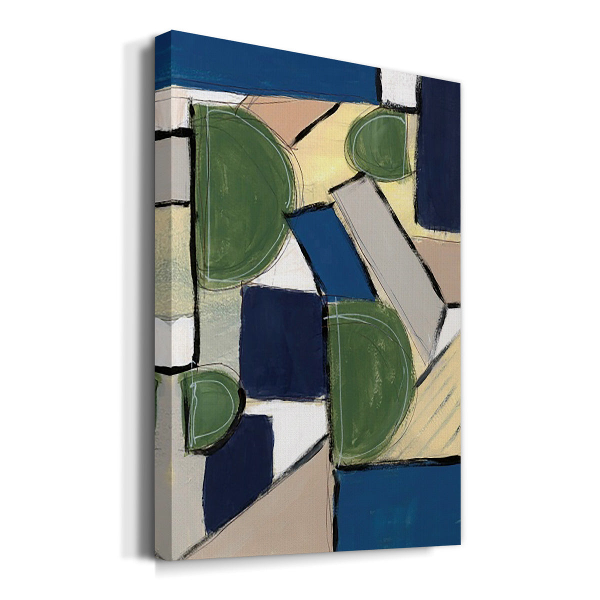 Spatial Mix I Premium Gallery Wrapped Canvas - Ready to Hang