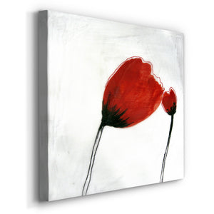 Red Drops IV-Premium Gallery Wrapped Canvas - Ready to Hang