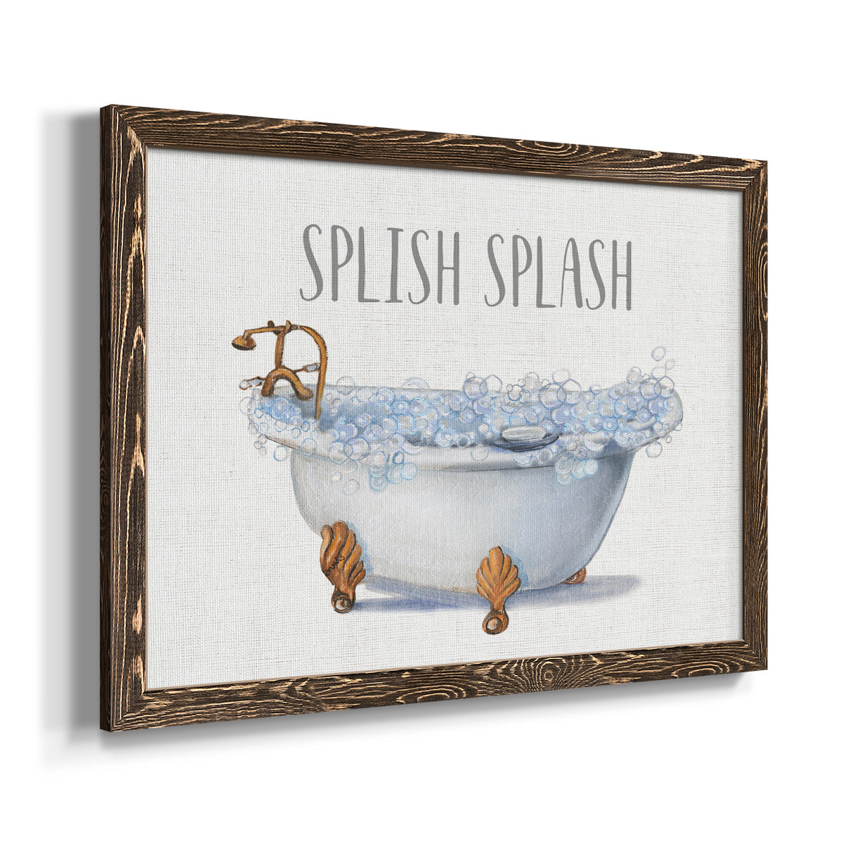 Splish Splash-Premium Framed Canvas - Ready to Hang