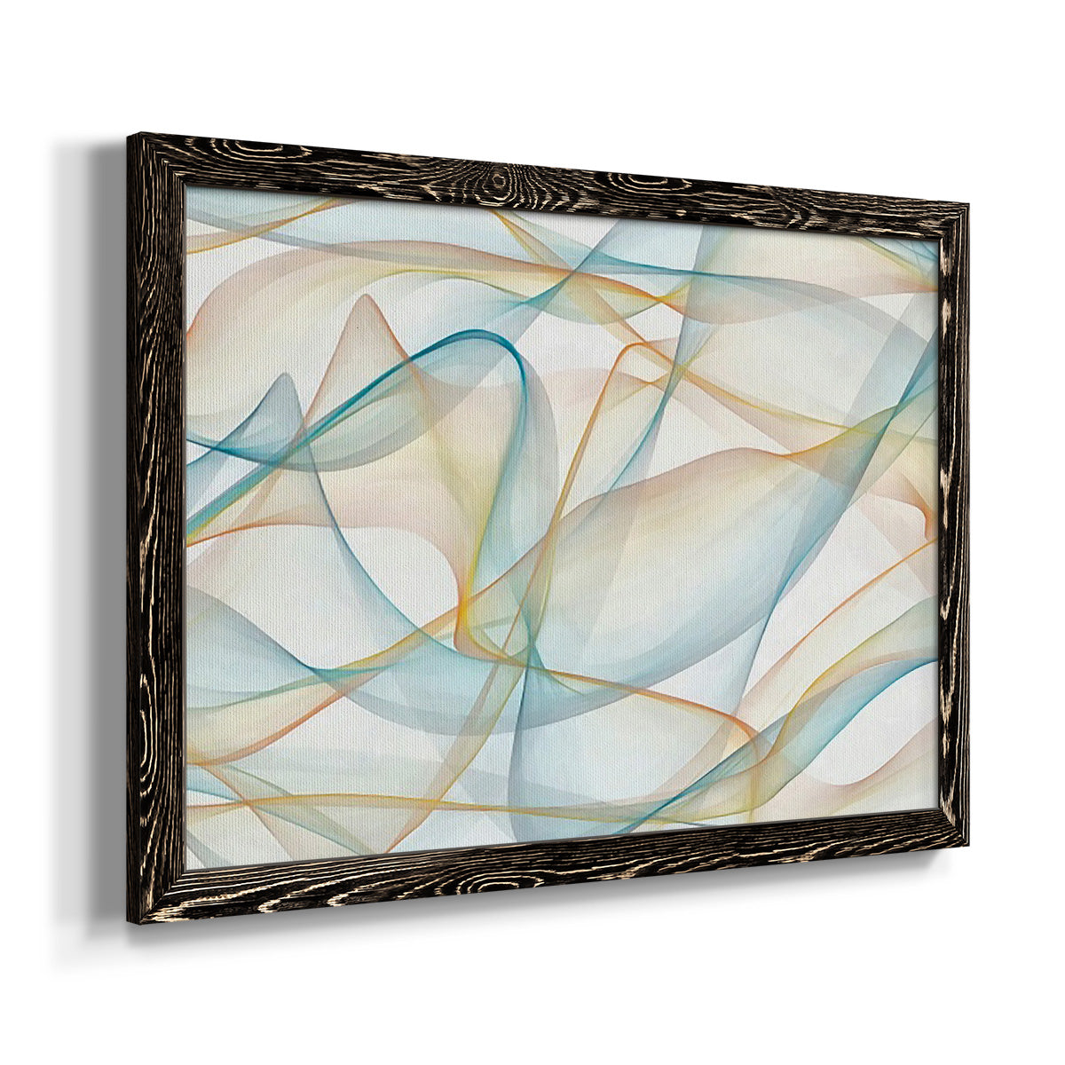 Curves and Waves V-Premium Framed Canvas - Ready to Hang