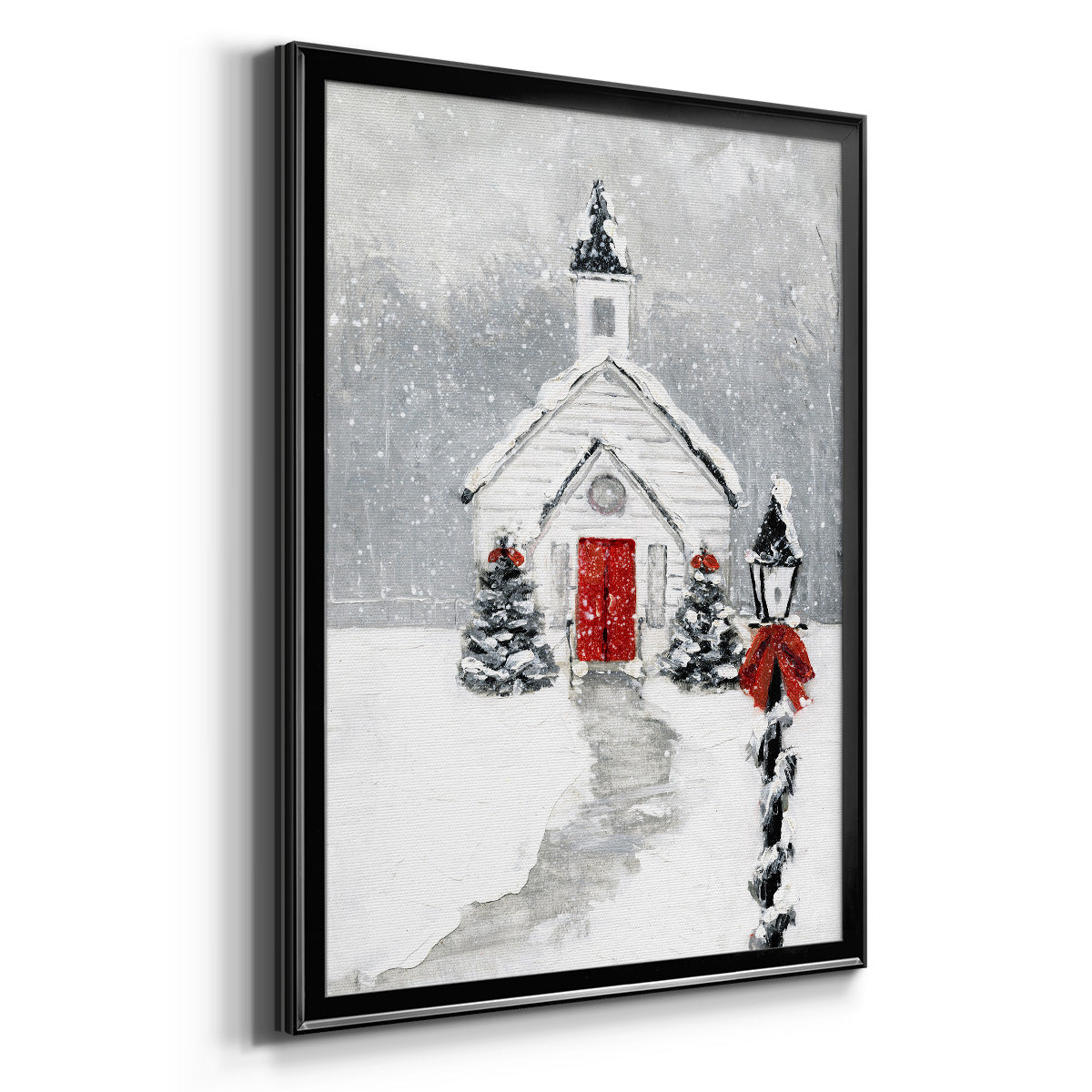 Soft Silent Night Premium Framed Print - Ready to Hang
