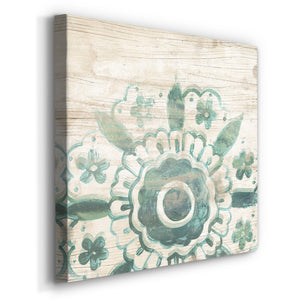 Serene Cerulean VI-Premium Gallery Wrapped Canvas - Ready to Hang