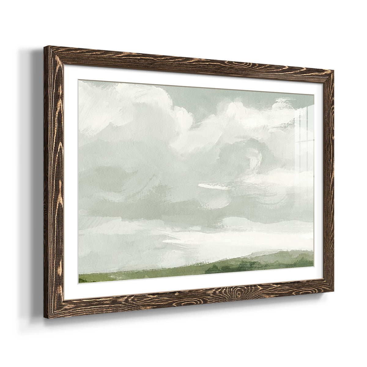 Gray Stone Sky III-Premium Framed Print - Ready to Hang