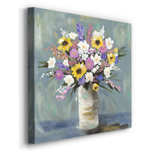 Mixed Pastel Bouquet I-Premium Gallery Wrapped Canvas - Ready to Hang