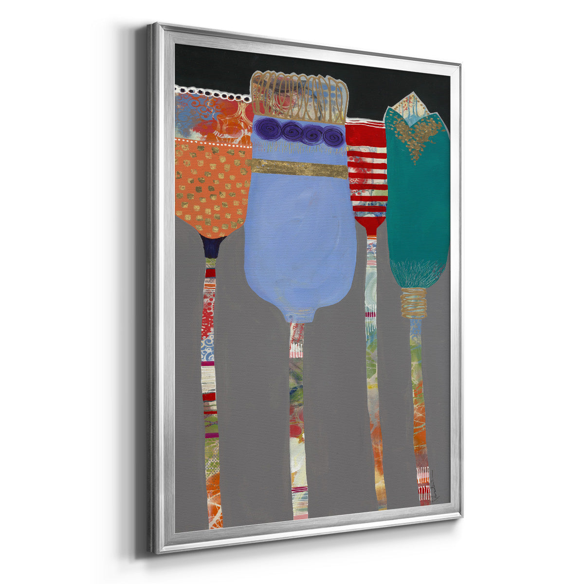 Tall Tulips Premium Framed Print - Ready to Hang