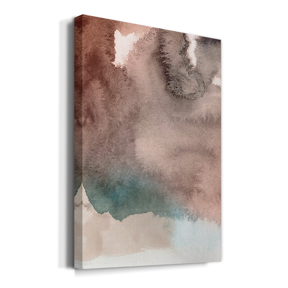 Red Ochre Abstract I Premium Gallery Wrapped Canvas - Ready to Hang