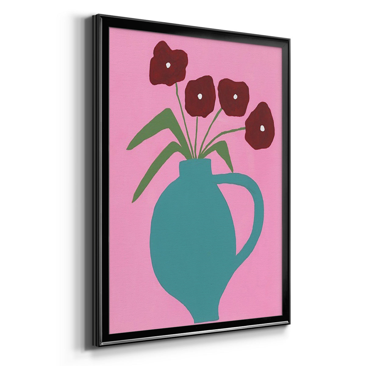 Modern Blooms IV Premium Framed Print - Ready to Hang