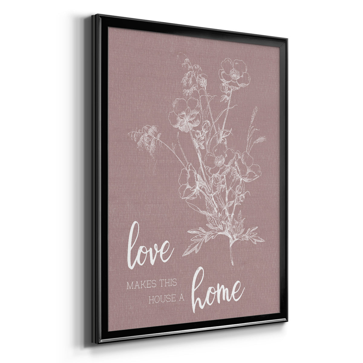 Love Home Premium Framed Print - Ready to Hang