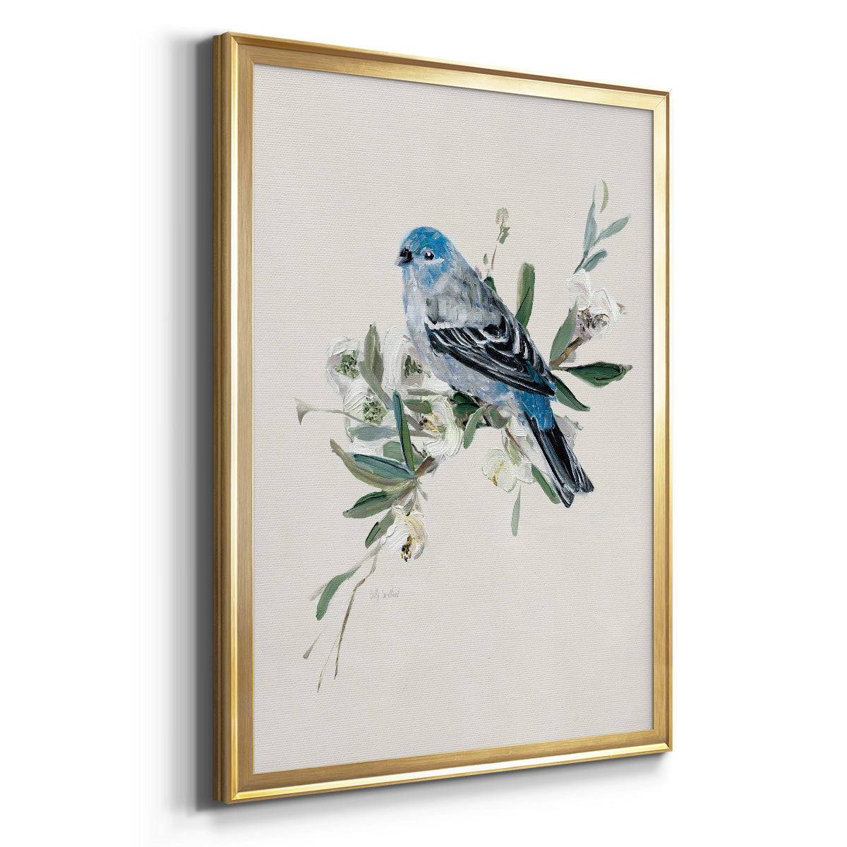 Bluebird Happy II Premium Framed Print - Ready to Hang