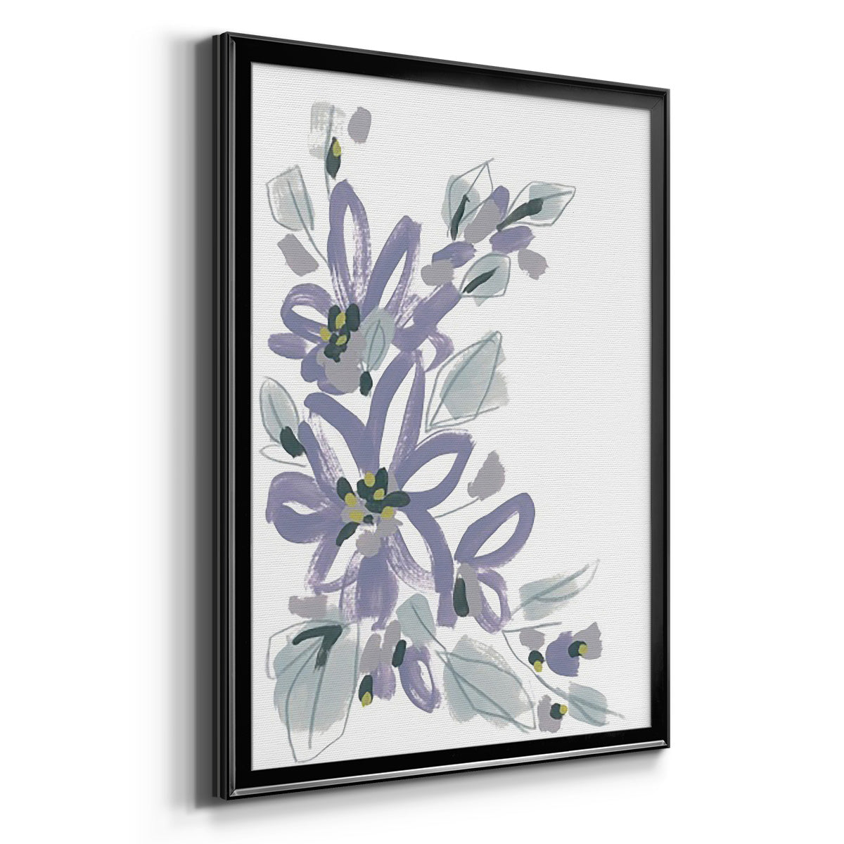 Periwinkle Patch I Premium Framed Print - Ready to Hang