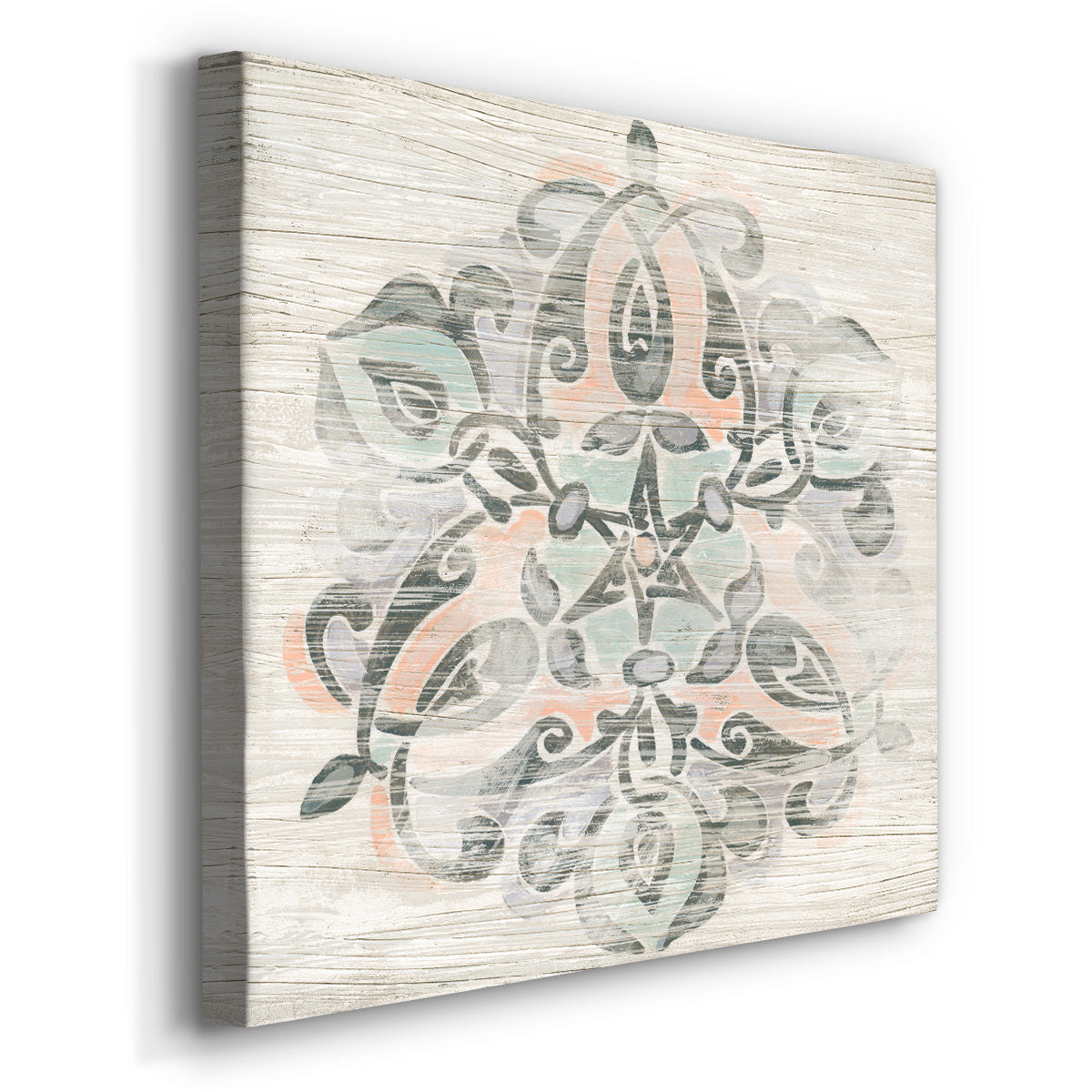 Weathered Emblem I-Premium Gallery Wrapped Canvas - Ready to Hang