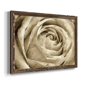Neutral Wall Flower IV-Premium Framed Canvas - Ready to Hang