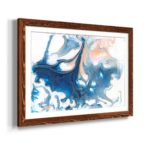 Dancing Blue I-Premium Framed Print - Ready to Hang
