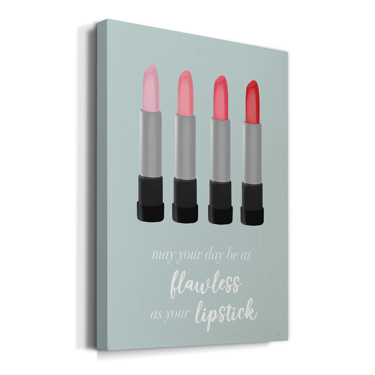 Flawless Lipstick Premium Gallery Wrapped Canvas - Ready to Hang