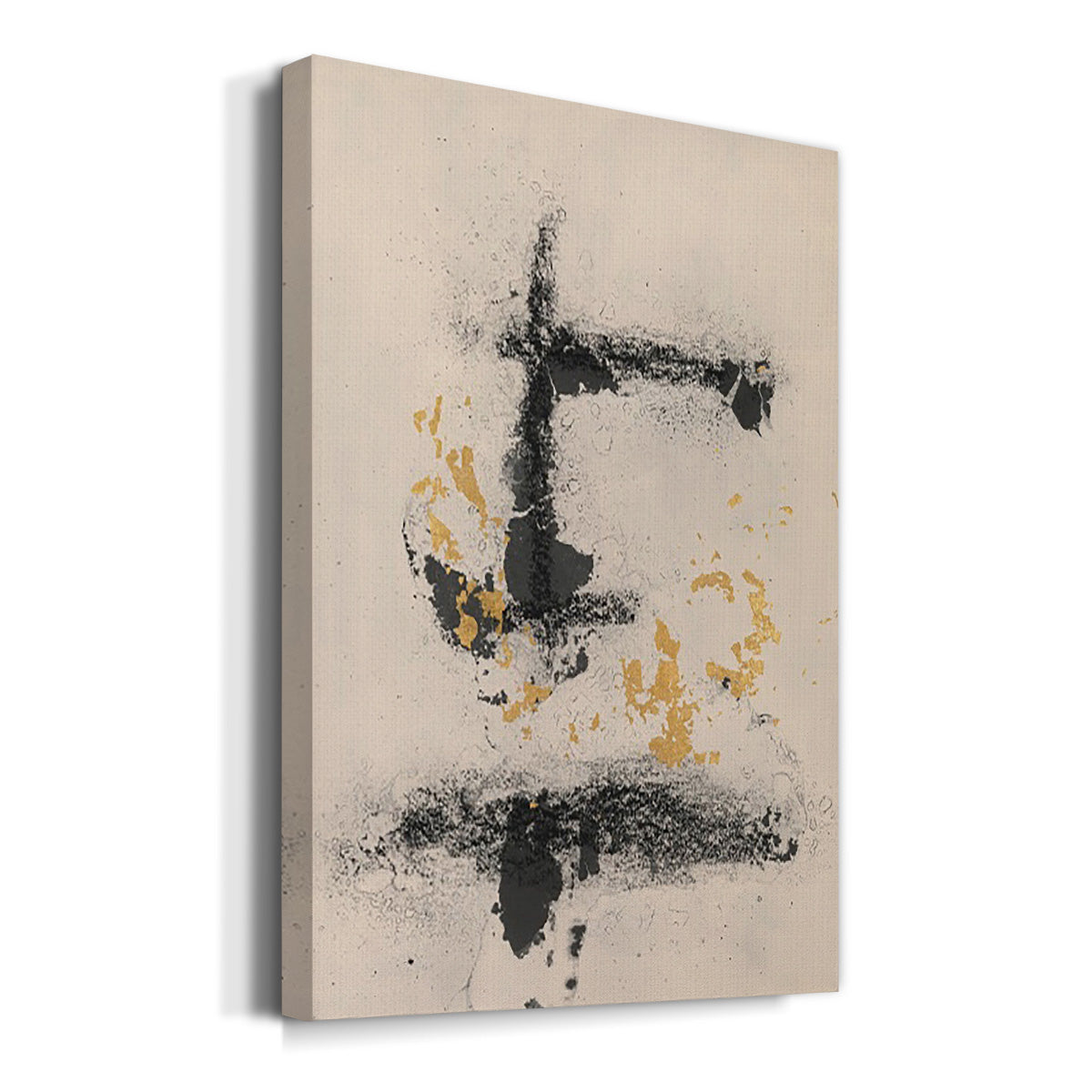Charcoal Remnants II Premium Gallery Wrapped Canvas - Ready to Hang