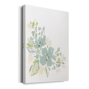 Seafoam Petals I Premium Gallery Wrapped Canvas - Ready to Hang