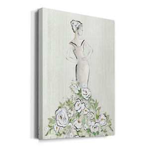 Fashion Floral Figurative Premium Gallery Wrapped Canvas - Ready to Hang