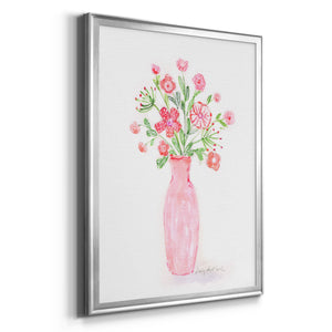 Boho Pinwheel Bouquet II Premium Framed Print - Ready to Hang