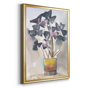 Oxalis in Vase II Premium Framed Print - Ready to Hang