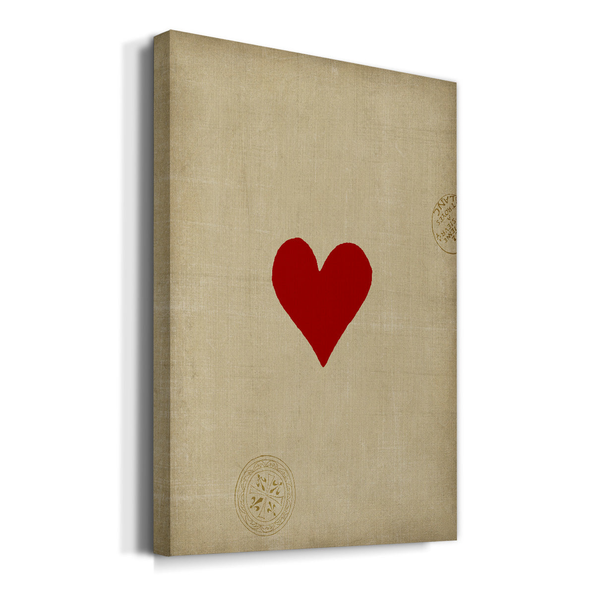 Small Heart Premium Gallery Wrapped Canvas - Ready to Hang