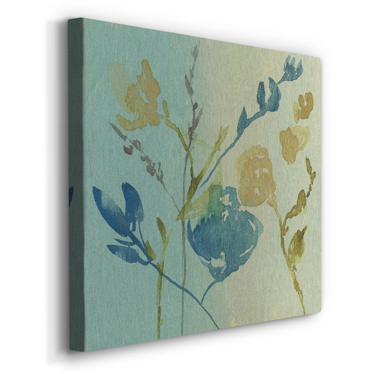 Spa & Sage Bouquet II-Premium Gallery Wrapped Canvas - Ready to Hang