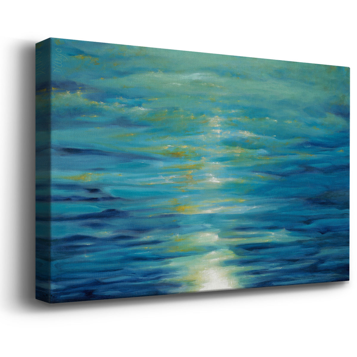 Deep Blue Premium Gallery Wrapped Canvas - Ready to Hang