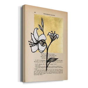 Floral Diary IV Premium Gallery Wrapped Canvas - Ready to Hang