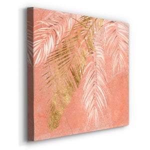 Golden Palms I-Premium Gallery Wrapped Canvas - Ready to Hang