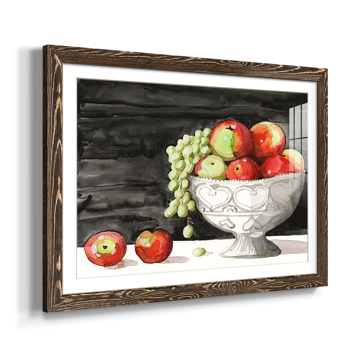 Watercolor Fruit Bowl I-Premium Framed Print - Ready to Hang