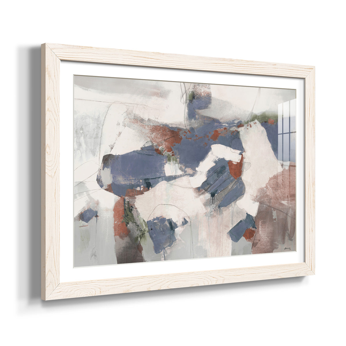 Coral Abstract-Premium Framed Print - Ready to Hang