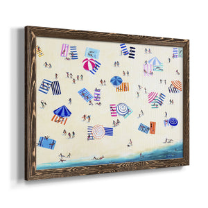 Colorful Beach-Premium Framed Canvas - Ready to Hang