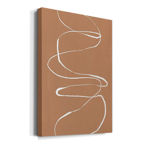 Terracotta Drift I Premium Gallery Wrapped Canvas - Ready to Hang