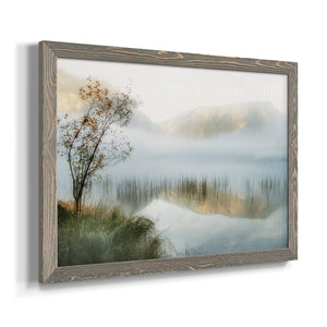 Golden Mirror of October-Premium Framed Canvas - Ready to Hang