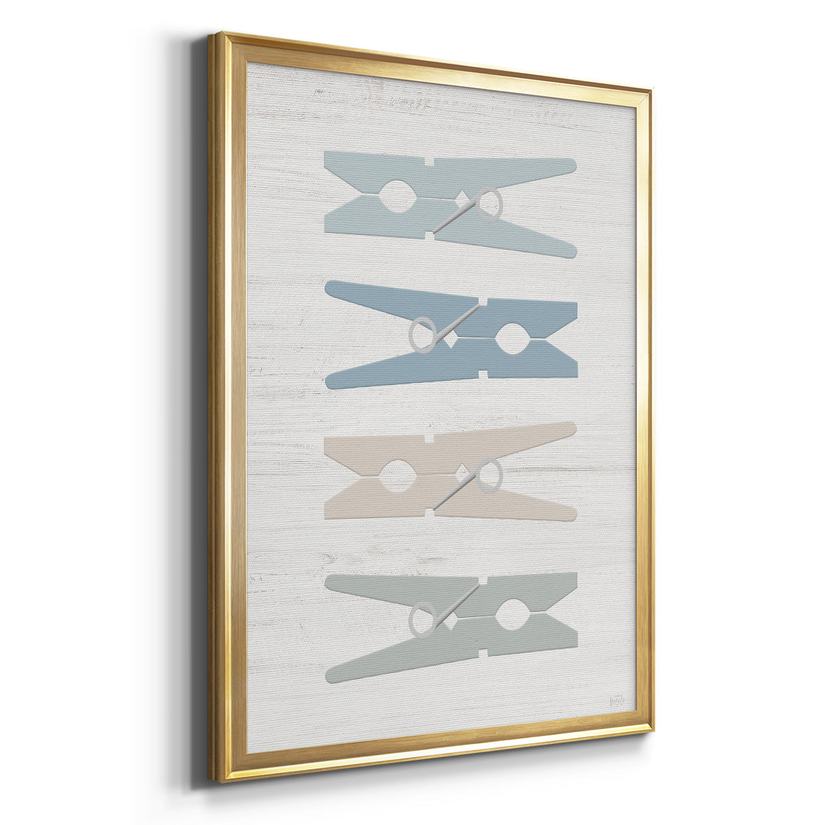 Laundry Pins Premium Framed Print - Ready to Hang