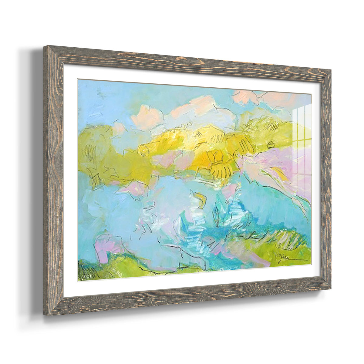 Learning to Fly-Premium Framed Print - Ready to Hang