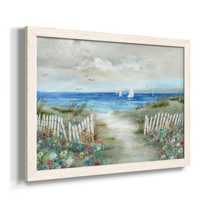 Coastal Garden-Premium Framed Canvas - Ready to Hang