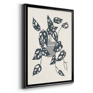 Growing Leaves IV Premium Framed Print - Ready to Hang