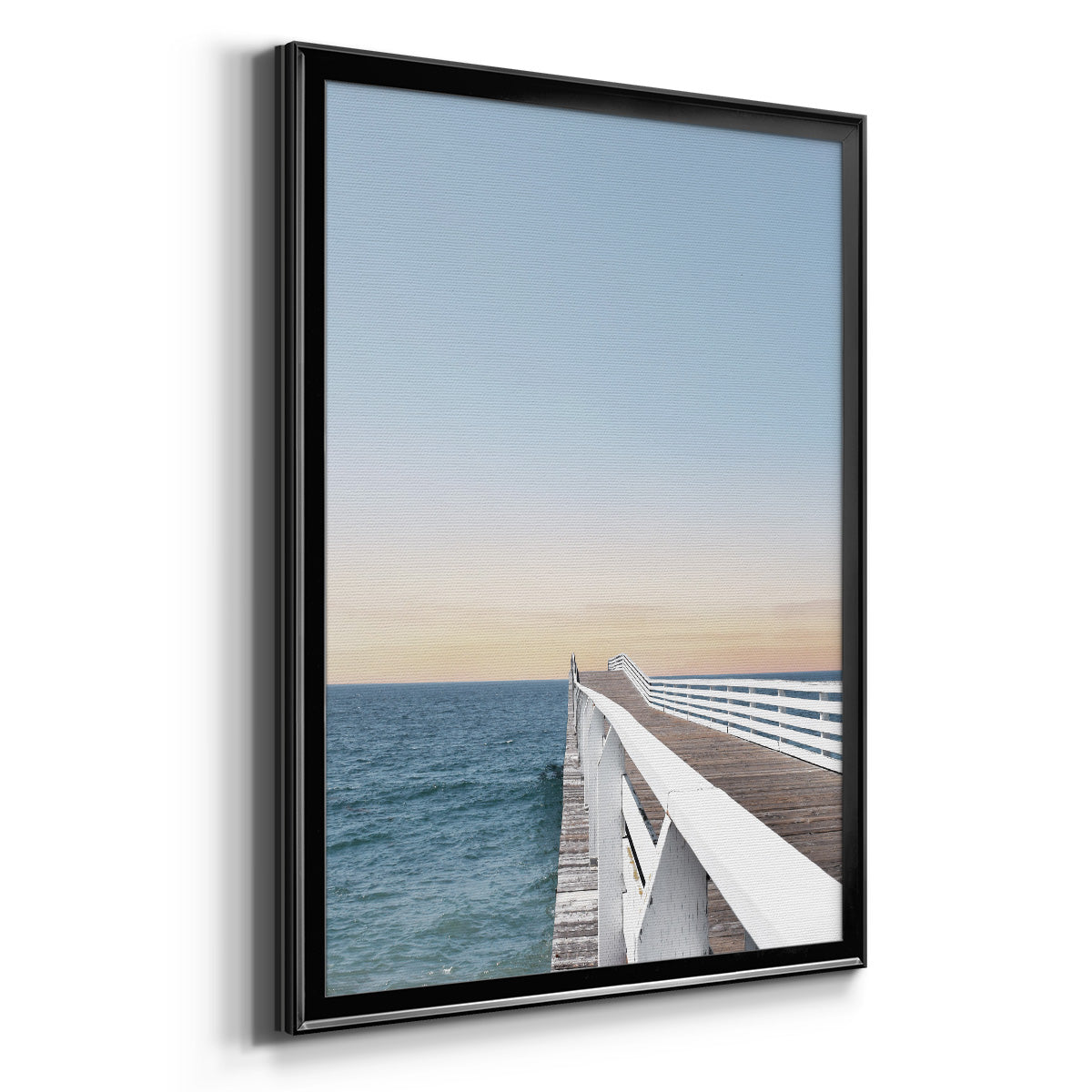 Day at the Pier Premium Framed Print - Ready to Hang